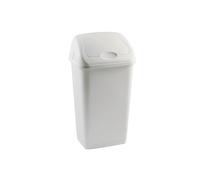 Pattumiera Basculante Althea Litri 35 Bianco e grigio Heidrun