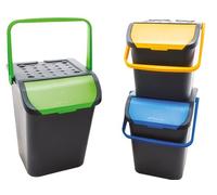 PATTUMIERA ANTIRANDAGISMO 28/35 lt. DOPPIA APERTURA PER RACCOLTA DIFFERENZIATA