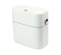 Pattumiera Automatica 10L Sigillante Anti-Odore | Chiusura automatica, blocca , previene fuoriuscite, sacchetti sigillati, ambiente pulito(10L - white)