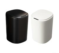 Pattumiera Automatica 14L Sensoriale Contatto Pattumiera Automatica(White) | Apertura automatica, sensore infrarossi, igienico contatto, 14 litri, cucina bagno