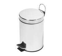 PATTUMIERA BAGNO A PEDALE GETTACARTE CUCINA 5 LITRI ACCIAIO INOX INDISTRUTTIBILE