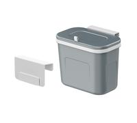 Pattumiera bagno da parete con adesivo Easy Punch e coperchio scorrevole