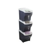 PATTUMIERA BAMA POKER ELEGANT TRIS RACCOLTA DIFFERENZIATA PATTUMIERE 3 PZ PEZZI