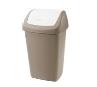 Tontarelli Pattumiera Aurora 8101384ACE Coperchio basculante 25 L Tortora