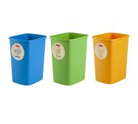 Pattumiera bidone cestino set per raccolta differenziata 3x9L / 3x25L CURVER