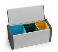 Pattumiera Cassapanca 85x34x38 cm con Sacchi per la Differenziata