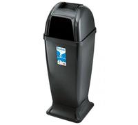 PATTUMIERA CESTINO STEFANPLAST lt.50 CM. 30,7X30,7X85H DIABLO