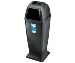 PATTUMIERA CESTINO STEFANPLAST lt.50 CM. 30,7X30,7X85H DIABLO