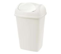 Pattumiera con coperchio basculante Grace Small Tontarelli 9 l bianco Bianco
