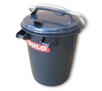 Pattumiera con maniglia di chiusura e manici, 35 l