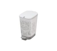 Keter Kis Chic Pattumiera S - Pattumiera Decorata A Pedale con Secchio Interno per Sacchetto da 10 Lt - 18X27X30H Laundry Bag