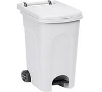 Bidone con coperchio pedale ruote 60lt per Raccolta Differenziata contenitori