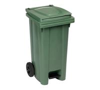 Pattumiera contenitore verde bidone spazzatura raccolta differenziata ruote