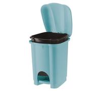 Pattumiera cucina (6Lt) coperchio a pedale CAROLINA Azzurro 810153670V