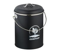 Pattumiera Cucina Filtri Antiodori Rifiuti Organici Secchio Cestino Umido 5,5 L