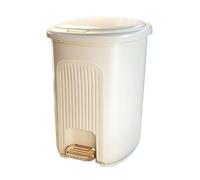 Pattumiera Cucina Pattumiera domestica con coperchio, pattumiera da bagno in plastica da 10/15/20 litri con pedale, pattumiera moderna con pressione manuale for soggiorno, cucina, camera da letto, uff