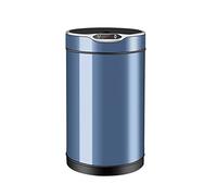 Pattumiera da 12 l, a induzione, per casa, soggiorno, bagno, creativo, automatico, intelligente, elettrico, WC, cucina, con coperchio, cestino per la carta da bagno, cestino per la spazzatura (blu)