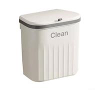 Pattumiera da Appendere 8.5L con Coperchio Anti-Odore(12L White) | Capacità 8.5L, coperchio blocca-, montaggio su ante, per ideale cucine piccole, plastica dura