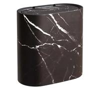 Pattumiera da bagno con un coperchio | Può essere scaricata per il bagno | Contenitore per rifiuti da bagno | Slim coperto decorativo compatto cestino per la spazzatura da cucina camera da