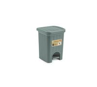 Pattumiera da bagno elegance forest green recycled 6LT Stefanplast