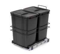 Pattumiera da Cucina ad Estrazione 2x 35 L in Plastica Emuca