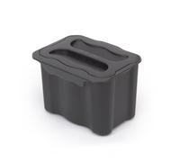 Emuca - Pattumiera per differenziata ausiliario, Piccolo secchio Recycle 5 L per cucina, Plastica grigio antracite, 1 un