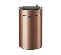 Pattumiera da cucina da 9 l/12 l, con sensore automatico intelligente, con coperchio, in acciaio inox, per soggiorno, cucina, bagno (Bruin, 9 L)