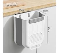 Pattumiera da Cucina Sospesa Grande Capacità con Funzione Salvaspazio Pieghevol