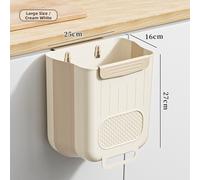 Pattumiera da Cucina Sospesa Grande Capacità con Funzione Salvaspazio Pieghevol