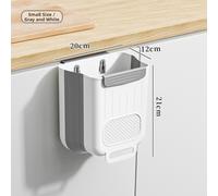 Pattumiera da Cucina Sospesa Grande Capacità con Funzione Salvaspazio Pieghevol