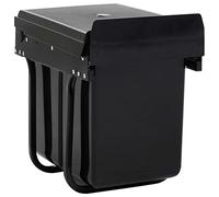 Pattumiera da incasso Soft-Close, 20 l, con inserto da 15 l, in plastica ABS, per cucina e casa, antiodore, adatto ai bambini