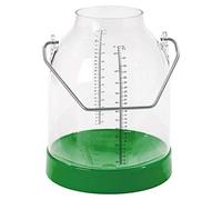 Pattumiera da mungitura 30 litri con scala verde, altezza 117
