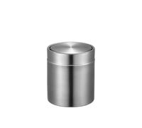 Pattumiera da tavolo grigia Eko Fandy in acciaio inox lucido lt. 1,5.