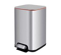Pattumiera - Design moderno Bidone della spazzatura del pedale cucina con coperchio, immondizia dell'acciaio inossidabile cestino Bin bidone for la camera da letto bagno Pattumiera Multipat(A,13L)