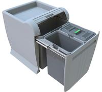 Pattumiera DIFFERENZIATA estrazione frontale city PTA 4040B 3 secchi PATT3