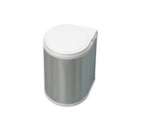 Pattumiera Differenziata per Anta 13 Litri in Plastica Emuca Acciaio Inox