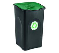 PATTUMIERA ECO GREEN 50 LT 37X37X56 CM COPERCHIO PIEGHEVOLE CON COLORI ASSORTITI