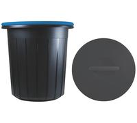 Pattumiera Eco Solution Gio' Style 16 Litri - Nero/Blu Gio' Style Sacchi per rif