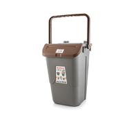 Pattumiera Ecology In Polipropilene Con Sportello In Colori Assortiti Lt 35.