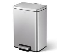 Pattumiera EKO Madison 20L in Acciaio Spazzolato, pattumiera per rifiuti da Cucina, Pedale Resistente, pattumiera per Bagno, Chiusura Ammortizzata, pattumiere, pattumiere per Bagno