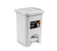 PATTUMIERA ELEGANCE 20X20X28 6LT BIANCA