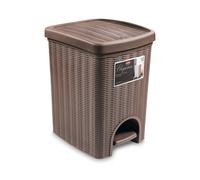 Pattumiera Elegance Ratt 20 Litri Tortora Marrone Stefanplast