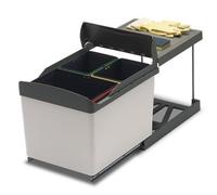 Pattumiera estraibile cucina carrello 3 secchi AUTOMATICA cesti sottolavello ì