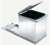 PATTUMIERA ESTRAIBILE INOX 1 SECCHIO DA 18 Lt Prima Tecnoinox