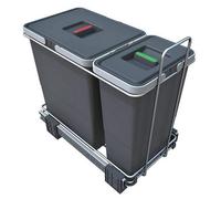 Pattumiera Estraibile Mobile Cucina 2 Cont. 18+8 Lt - PF01 34A1 Ecofil Elletipi