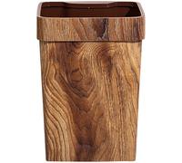 Pattumiera Finta Venatura Del Legno Ufficio Cestini Dei Rifiuti Domestica