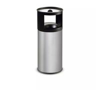 PATTUMIERA GETTACARTE POSACENERE SATINATA AUTOESTINGUENTE H80 AGA2261 PROF