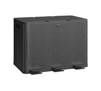 HOMCOM Bidone Immondizia a 3 Sezioni da 20L con Chiusura Silenziosa, in Acciaio Inox e PP, 61.9x36.6x56.7 cm, Nero Aosom Italy