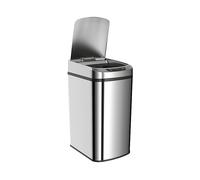 PATTUMIERA HOMCOM IT851-079V00SR - 12 Litri in Acciaio Inox con Sensore e Coperchio Antiodore
