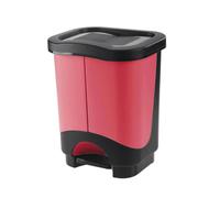 Pattumiera IDEA 10,5+10,5Litri con coperchio raccolta differenziata A PEDALE